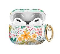 ZEKICE for AirPods Pro 3 Generation Case, Clear Flower AirPods Pro 2 Case for Women Girly Cute Soft AirPod Pro 3 Cover with Keychain Strap for AirPod Pro 3 Cover 2025 Cute Small Abstract Flower