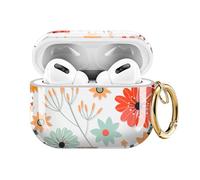 ZEKICE for AirPods Pro 3 Generation Case, Clear Flower AirPods Pro 2 Case for Women Girly Cute Soft AirPod Pro 3 Cover with Keychain Strap for AirPod Pro 3 Cover 2025 Cute Small Flower