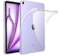 Zeking for iPad Air 13-inch M3 Case, Ultra Clear Soft Flexible Transparent TPU Skin Bumper Back Cover Shell foriPad Air 13-inch M3 (2025) (Clear)