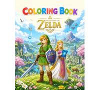 Zel-da's Coloring Book for Kids, Teens & Adults: Cute, Easy, Bold Coloring Pages for Relaxation & Fun. Easy Coloring Pages For Fan Teen Men Women Kid