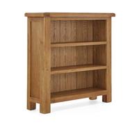 Zelah Oak 3 Tier Small Bookcase - By Roseland Furniture