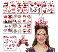 ZELAITE Carnival Headband Cologne Alaaf with Cathedral & Clown, Cologne Cathedral or Clown Headband with Feathers & Glitter - Headpiece for Cologne Carnival & Funny Kölle Costume Accessory for Men and