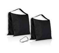 ZELARMAN Saddlebag Sand Bags for Photography Video Equipment, 2 Pack Heavy Duty Empty Sandbag Weight Bags for Photo Video Studio Stand, Light Stand Tripod and Jib Arm Mini Camera Crane