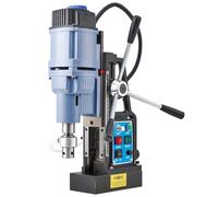 ZELCAN Magnetic Drill Press,1550W Portable Electric Mag Drill with 50mm Boring Dia and Reversible & Stepless Control, 13900N Force Electromagnetic Grip, Industrial Cutting Drilling Machine