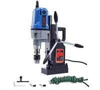 ZELCAN Magnetic Drill Press, Portable Heavy Duty Electric Mag Drill, 1100W 40mm Boring Dia 12000N Force Electromagnetic Grip, Industrial Cutting Drilling Machine (Model MD40)