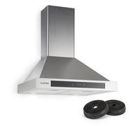 Zelda Cooker Extractor Hood 60cm Recirculation Set 620 m³ / h Activated Carbon Filter