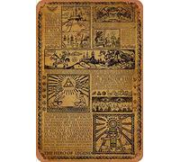 Zelda Story of The Hero Time Legend Mythology Timeline Tin Signs Metal Poster Retro Garage Home Garden Wall Birthday Party Bar Cafe Kitchen Vintage Wall Decor Art 8×12 Inch