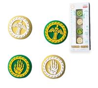Zelda Tears of the Kingdom - Pack of 4 Thumb Grips - Compatible with the Nintendo Switch Joy-Cons OLED and Switch Lite Silicone Protective Covers