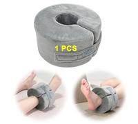 Zelen Foot Elevation Pillow Ankle Protector Support Elevated Foot Heel Pillows Elevator Feet Foam Wedge Leg Rest Post Surgery Pillow Bed Pressure Sore Cushion Elevating Broken Ankle Heel Protection
