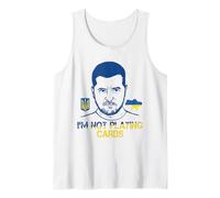 Zelensky Words 2025 I'm Not Playing Cards Tank Top