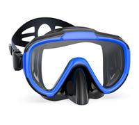 Zeligerstar Snorkel Mask Adult, 180° Panoramic View Diving Mask, Anti-Fog Swimming Mask with UV Protection Lens, Anti-Leak Swimming Goggles for Men Women