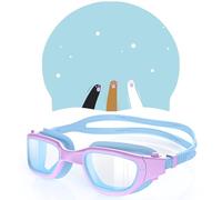 Zeligerstar Vegemono Kids Swim Goggles & Silicone Cap Set in Candy Dual-Tone: Complete Protection with Leak-proof Goggles, Anti-UV Lenses & Secure Swim Cap (Ages 6-14), Hard Case & Easy Carry