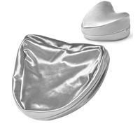 Zelimun Knee Pillow Cover 9.8" x9.8" x5.9", Leg Pillowcase Replacement, Contour Pillow Case for Heart Shaped Knee Pillow (Grey)