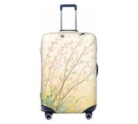 Zelinge Colorful Luggage Covers For Suitcase Travel Suitcase Cover Protector Scratch-Resistant Covers, Birds On Flowering Branches, for 22-24 Inch Luggages M