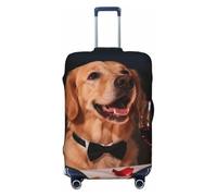 Zelinge Elegant Dog Dinner Washable Luggage Cover Elastic Suitcase Cover Protector Anti Scratch Covers For 22-24 Inch Luggages M