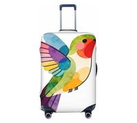 Zelinge Luggage Covers For Suitcase Travel Suitcase Cover Protector Anti Scratch Covers, Watercolor Hummingbird, for 18-21 Inch Luggages S