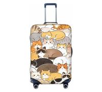 Zelinge Luggage Covers For Suitcase Travel Suitcase Cover Scratch-Resistant Covers, Cute Kittens Group, for 25-28 Inch Luggages L