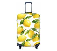Zelinge Luggage Covers For Suitcase Travel Suitcase Cover Scratch-Resistant Covers, Yellow Fruits Cute, for 25-28 Inch Luggages L