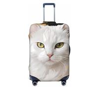 Zelinge Travel Luggage Cover Travel Suitcase Cover Protector Anti Scratch Covers, Cat With Gold Splashes, for 22-24 Inch Luggages M