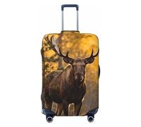 Zelinge Travel Luggage Cover Travel Suitcase Cover Protector Scratch-Resistant Covers, Wild Style Animal, for 22-24 Inch Luggages M