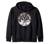 Zell am See-Kaprun Winter Ski Adventure Zip Hoodie