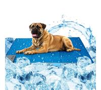 Zellar Dog Cooling Mat Extra Large 120x70cm, Scratch-resistant Durable Pet Cool Mat Non-Toxic Gel Self Cooling Pad for Dogs Cats, Keep Pets Cool in Hot Summer, Double-Sided Use for Home Travel