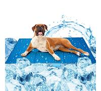 Zellar Dog Cooling Mat Large 90x50cm, Scratch-resistant Durable Pet Cool Mat Non-Toxic Gel Self Cooling Pad for Dogs Cats, Keep Pets Cool in Hot Summer, Double-Sided Use for Kennel Crate Home Travel