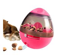 Zellar Treat Dispensing Dog Toy for Boredom, Interactive Treat Puzzle Dog Toy, Dog Treat Ball Dispenser Toy, Slow Feeder Dog Game Brain Stimulating Enrichment Toys for Small Medium Dogs & Cats (Pink)