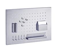 Zeller 11125 Stainless Steel Memo Board 50 x 35cm with Utensils