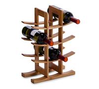 Zeller 13580 Wine Shelf Bamboo 29 x 16 x 42 cm