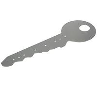 Zeller 13889 Key Holder, Grey, 35 x 4 x 12 cm