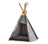 Zeller 14378 Cat Basket Approx. 44 x 42 x 45/68 cm Grey