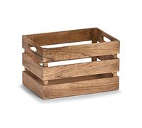 Zeller 15165 Vintage Storage Box, Wood, Natural, Approx. 31 x 21 x 19 cm