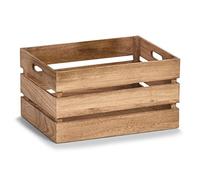 Zeller 15167 Vintage Wooden Box Storage Box, Wood, natural, 39 x 29 x 21 cm