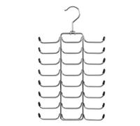 Zeller 17147 Metal Chromed Tie/Belt Hanger, Silver, 21 x 40 cm