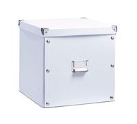 Zeller 17620 33.5 x 33 x 32 cm Storage Box Cardboard, White