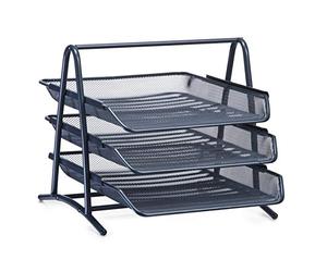 Zeller 17731 35.5 x 29.5 x 27 cm Desk Tray A4 Mesh Coal