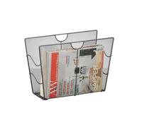 Zeller 17742 39 x 17.5 x 27 cm Newspaper/Magazine Holder Mesh Anthracite Grey