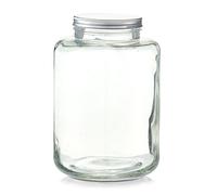 Zeller 19939 7000 ml Glass Storage Jar with Metal Lid 20 x 20 x 29.5 cm