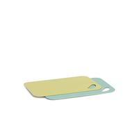 Zeller 26155 Cutting Mat Set 2 Pieces Plastic Lime/Mint Approx. 29 x 19 cm Chopping Board Dishwasher Safe