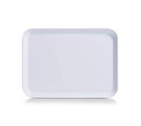 Zeller 26693 Melamine Tray, Melamine, White, 24 x 18 cm