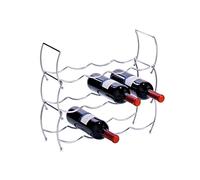 Zeller 27356 42 x 14 x 14 cm Wine Rack/Chrome, Set of 3