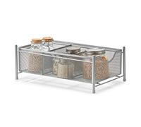 Zeller 27400 Universal organiser, mesh, Silver, ca. 24,5 x 39,5 x 14,5 cm