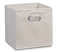 Zeller 32 x 32 x 32 cm Storage Box, Beige/Fleece