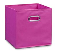 Zeller 32 x 32 x 32 cm Storage Box, Pink/Fleece