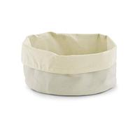 Zeller Bread Basket, Cotton, cream, 20 x 12 cm