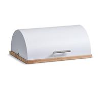 Zeller Bread Bin, White, 39 x 28 x 16.3 cm