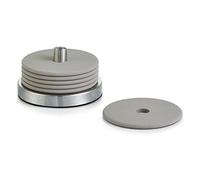 Zeller Coasters Set, Stainless-Steel, Grey, 10 x 6 cm, 7-Piece