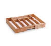Zeller Cutlery Box, Brown, 32 x 37.5 x 6 cm