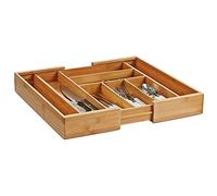 Zeller Cutlery Box, Brown, 35-58 x 43 x 6.5 cm